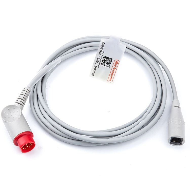 Cable pratique IBP Compatible Mindray à MX 12 broches Multi-fonction Couleur gris