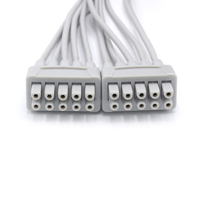 GE Marquette ECG câble 10 conduit couleur grise compatible stable