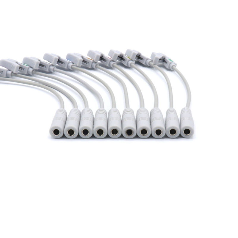 4.0 Banane Pinch ECG Machine accessoires câble d'adaptateur pratique Pour SK40BP