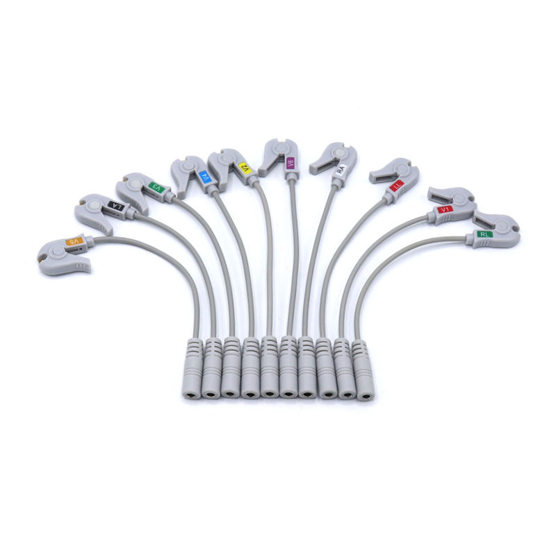 4.0 Banane Pinch ECG Machine accessoires câble d'adaptateur pratique Pour SK40BP