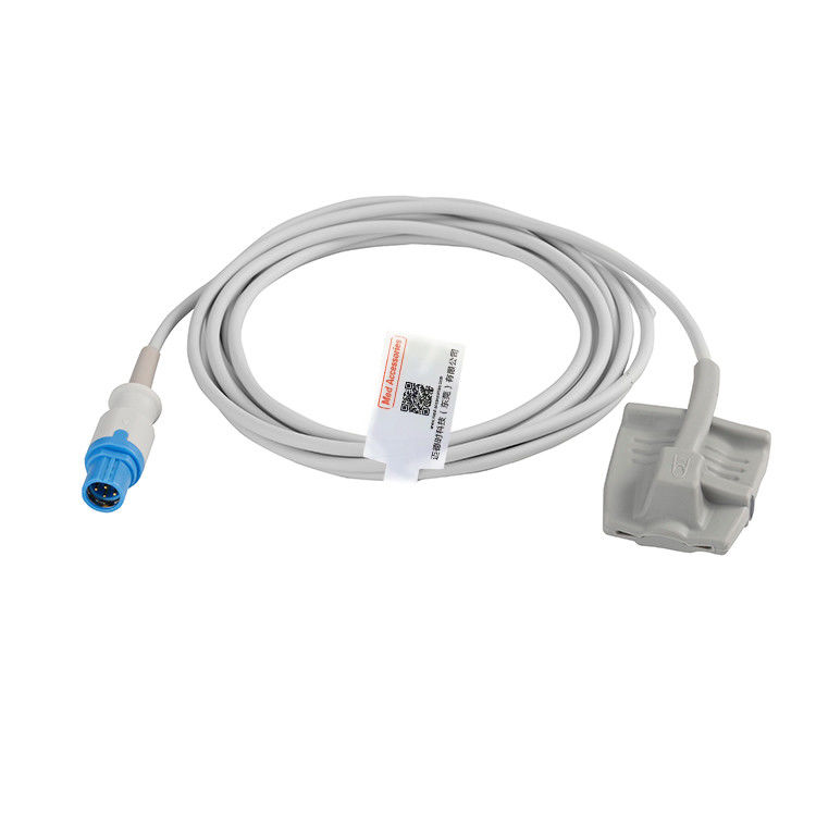 Capteur Spo2 réutilisable Drager 7 broches Matériau TPU Couleur grise