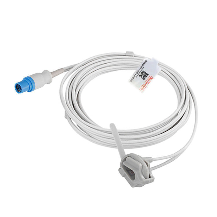 Capteur Spo2 réutilisable Drager 7 broches Matériau TPU Couleur grise
