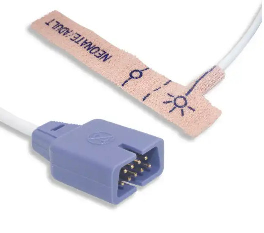 Adhésif à usage unique pour adultes Spo2 Sensor Durable pour les principaux moniteurs de marque Compatible avec Nellcor