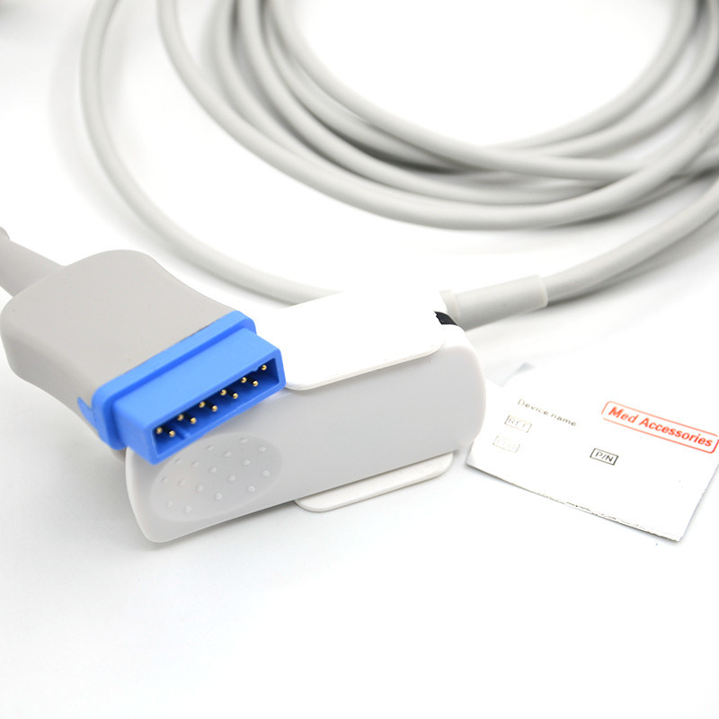 Dash 2000/3000 réutilisable Compatible GE 11Pin Solaire 8000/8000M Capteur de détection de doigts pour adultes SpO2 câble