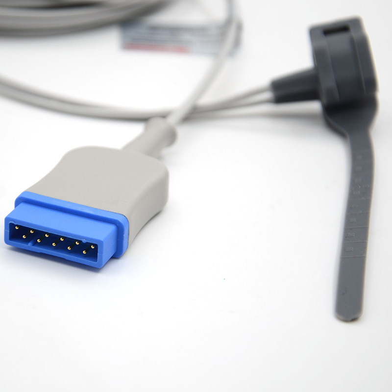 Réutilisable pour adultes Sensor à pointe souple, ceintures de sonde, capteur compatible GE Marquette, capteur à 11 broches