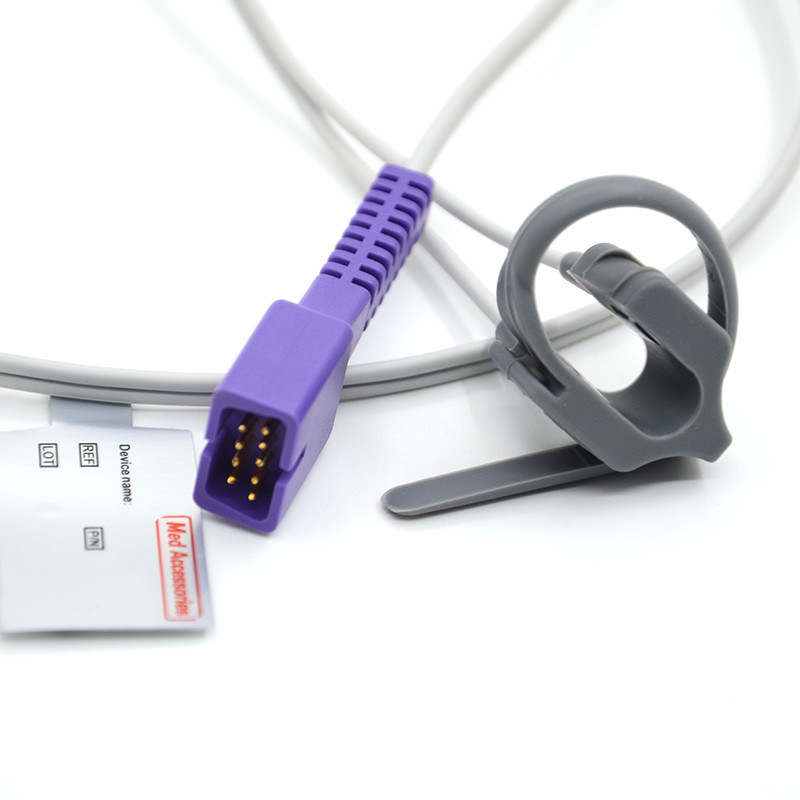 Utilisation chez le nouveau-né Compatible pour Nellcor Oximètre réutilisable à 9 broches Compatible avec Nellcor Spo2 Sensor