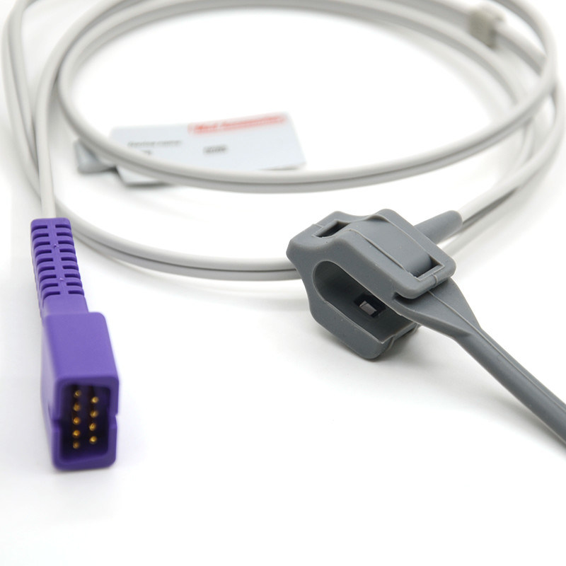 Utilisation chez le nouveau-né Compatible pour Nellcor Oximètre réutilisable à 9 broches Compatible avec Nellcor Spo2 Sensor
