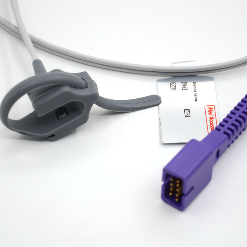 Utilisation chez le nouveau-né Compatible pour Nellcor Oximètre réutilisable à 9 broches Compatible avec Nellcor Spo2 Sensor