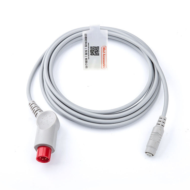Cable pratique IBP Compatible Mindray à MX 12 broches Multi-fonction Couleur gris