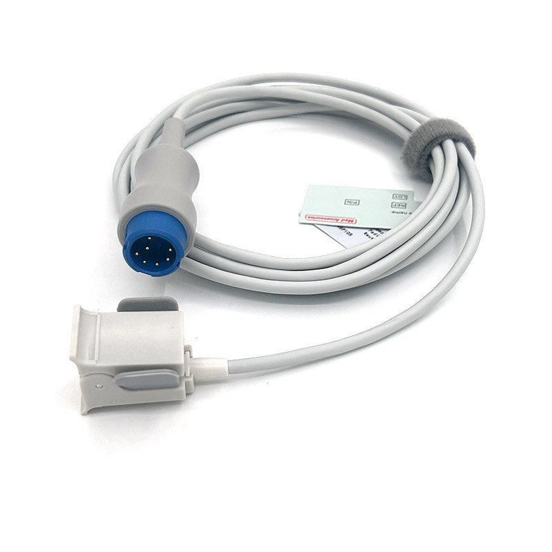 le doigt de l'enfant TPU gris Spo2 câble de capteur Pack unique pour tous les types de patients Mindray certifié