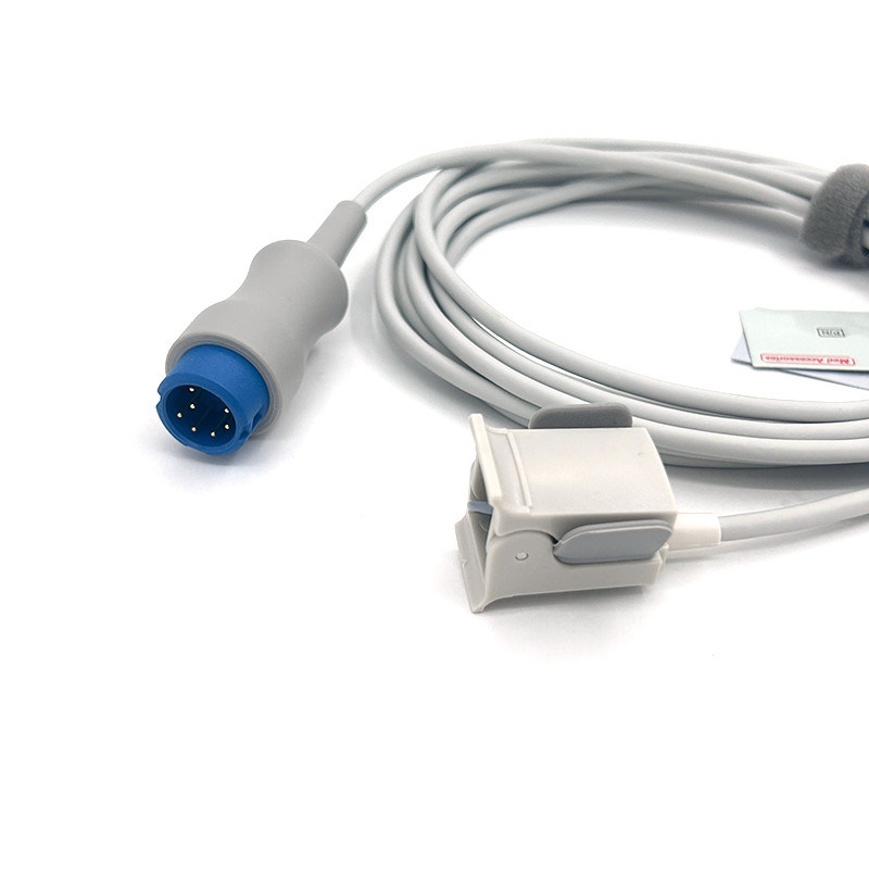 le doigt de l'enfant TPU gris Spo2 câble de capteur Pack unique pour tous les types de patients Mindray certifié