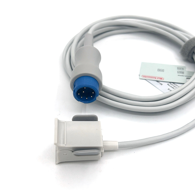 le doigt de l'enfant TPU gris Spo2 câble de capteur Pack unique pour tous les types de patients Mindray certifié