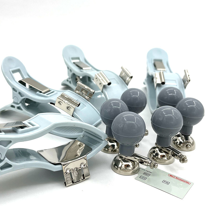 Clamps et électrodes à aspiration en nickel réutilisables pour les appareils ECG