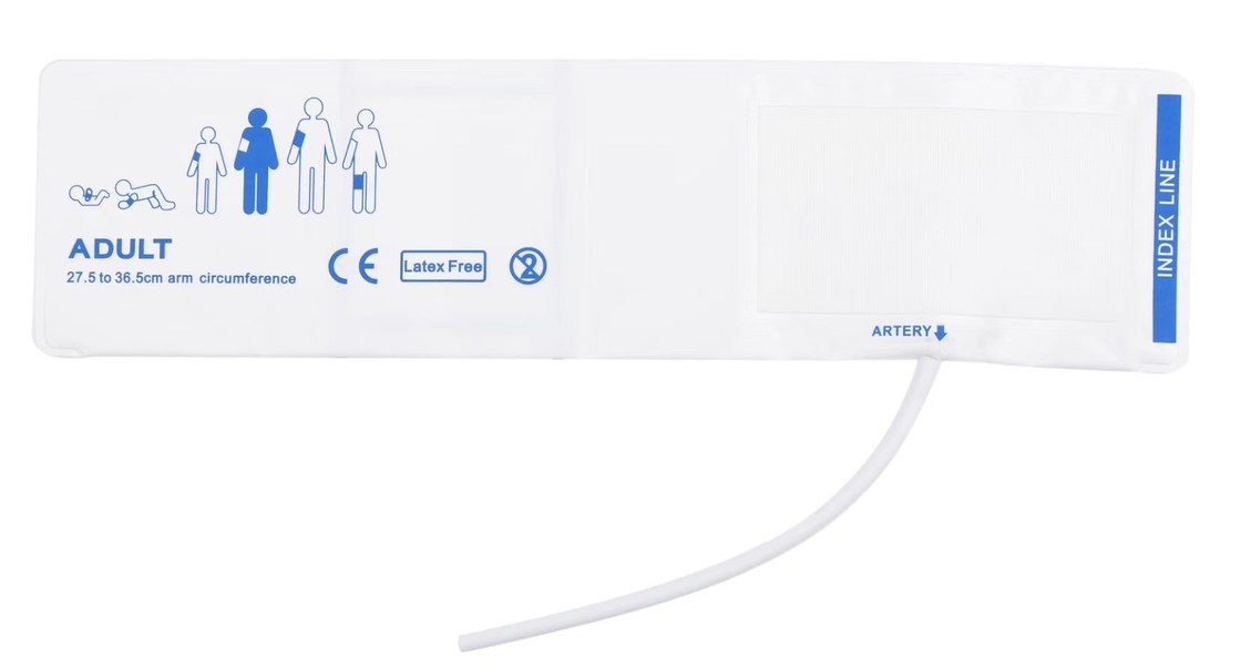 Manche NIBP jetable Toutes tailles tuyau d'air Matériau TPU sélectionnable Petit adulte enfant nouveau-né