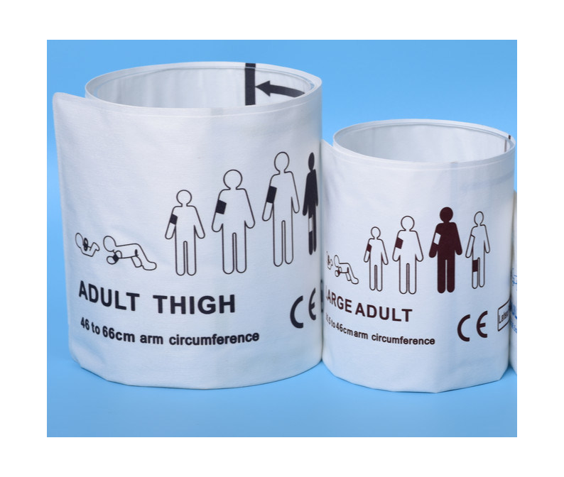 Manche NIBP jetable Toutes tailles tuyau d'air Matériau TPU sélectionnable Petit adulte enfant nouveau-né
