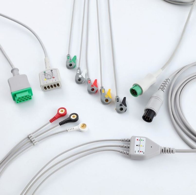 GE Helige 10 broches Cable de moniteur ECG pour accessoires médicaux Taille 0,9m
