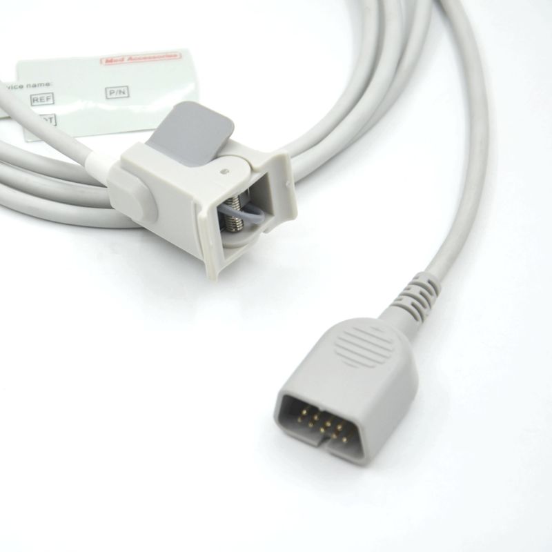 Fabricant Moniteur accessoires doigt pédiatrique Compatible Nihon kohden 9pin Capteur SpO2 réutilisable