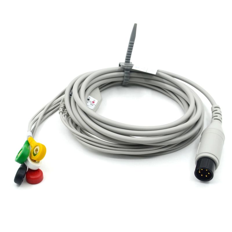 Compatible AAMI Compatible 5 câble ECG plomb IEC coupure pour les accessoires médicaux