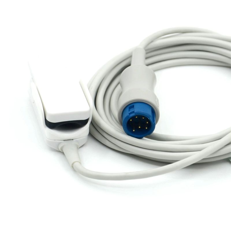 Fabricant Accessoires de moniteur Clips réutilisables pour adultes Sensor Mindray SpO2 compatible pour T5/T8,7pin,3m