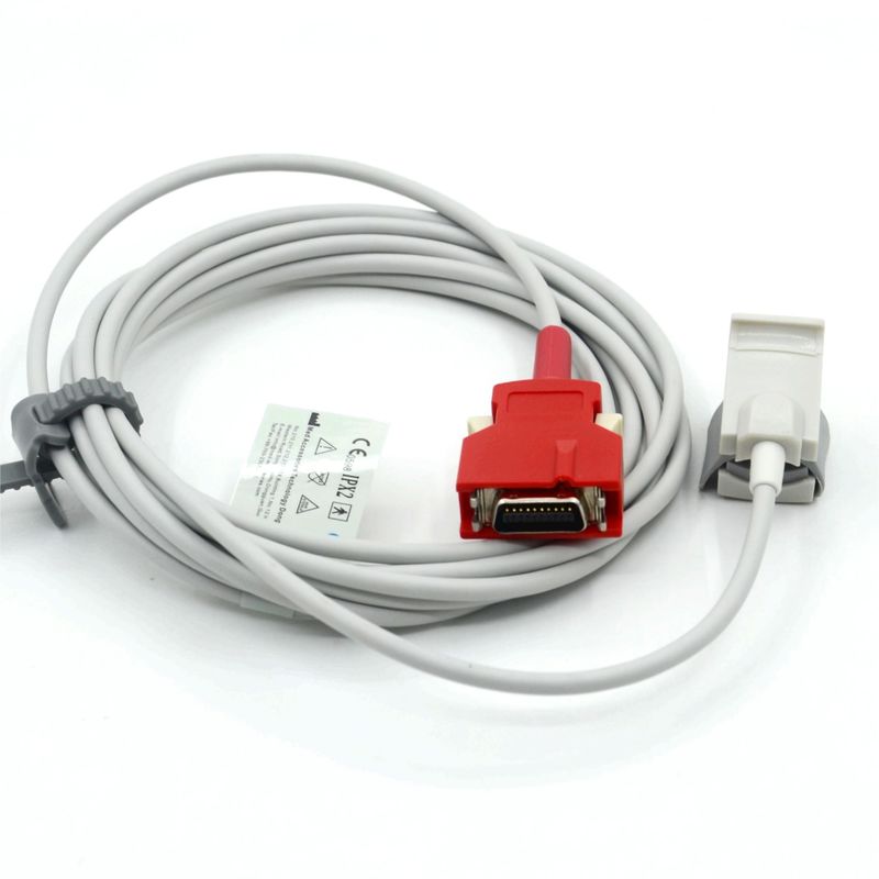 Accessoire de moniteur médical compatible avec capteur SpO2 à pince pédiatrique réutilisable Masimo Red 20 broches Radical-7 Rad-87 Rad-57