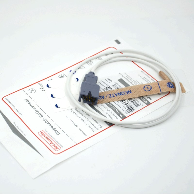 Fournisseur d'accessoires médicaux Compatible Masim 2329 Nouveau-né/Adulte Capteur SpO2 jetable 9 broches