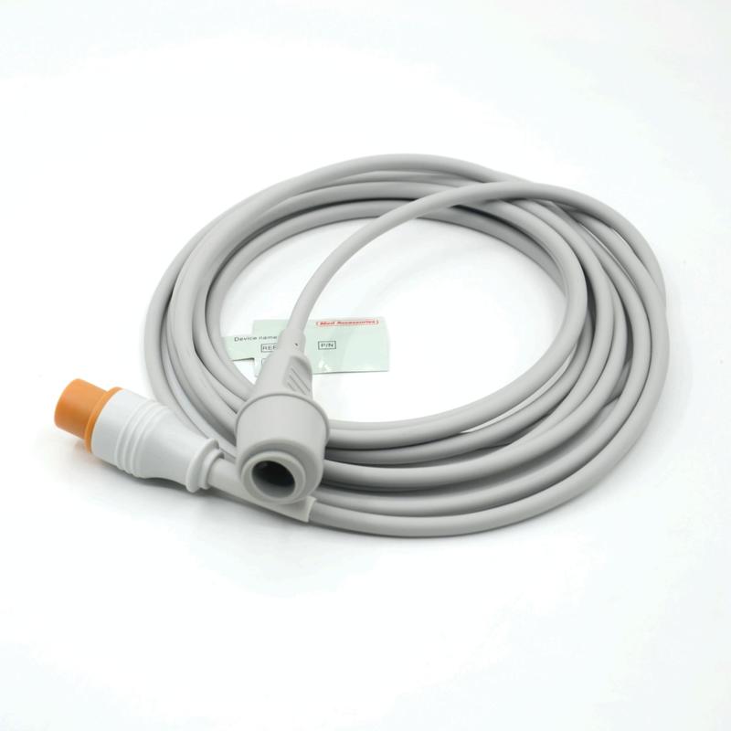 Accessoire moniteur médical pratique de couleur grise compatible Fukuda To Edward Multi Fonction IBP Câble