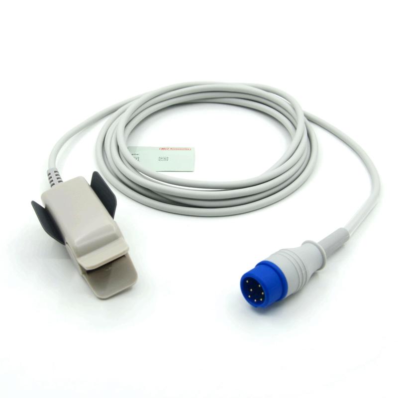 Compatible Zoll M2 Clips réutilisables pour adultes Fabricant de moniteurs accessoires Capteur SpO2