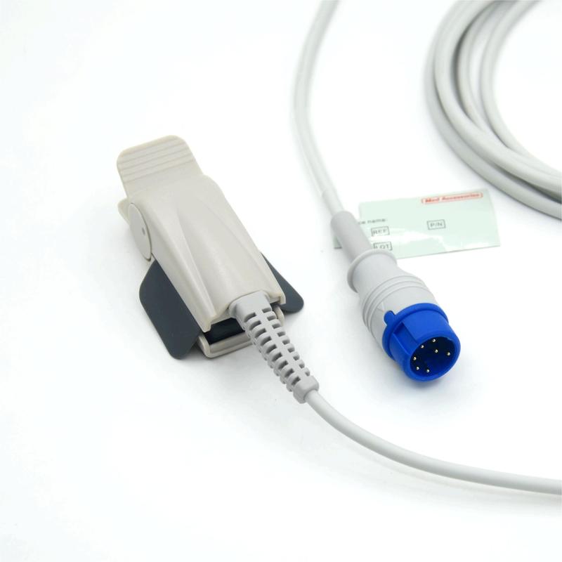 Compatible Zoll M2 Clips réutilisables pour adultes Fabricant de moniteurs accessoires Capteur SpO2