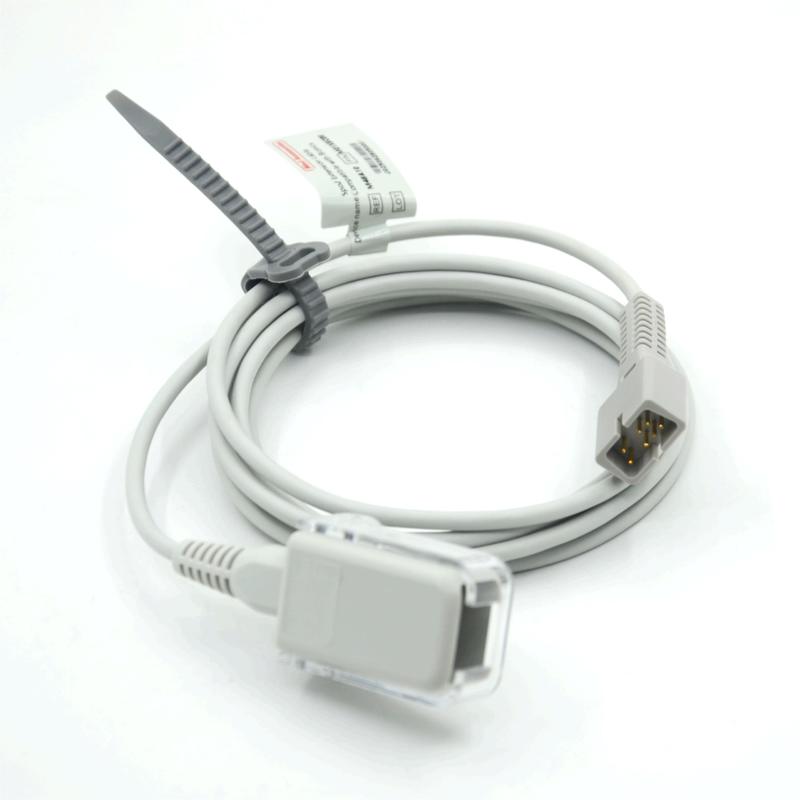 Moniteur médical compatible Bionicsto Nellcor câble d'adaptateur SpO2 câble d'extension
