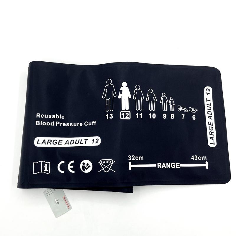 Brassards réutilisables Welch Allyn Flexiport compatibles 32-43cm, réutilisables, PNI, 12 grands adultes